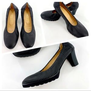 BRUNATE - WATERPROOF PUMP - BLACK LEATHER US Sz 9